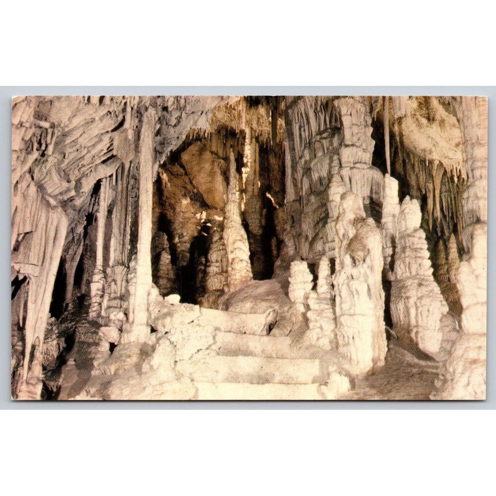 Vintage Postcard Lewis and Clark Cavern Garden of the Gods Wedding Cake Montana
